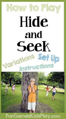 Hide And Seek Games Rules And Instructions