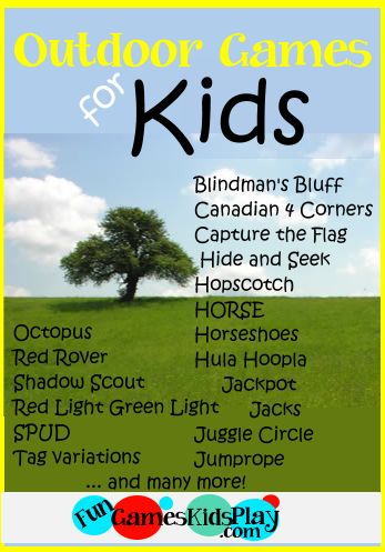 Outdoor Games for Kids: Tag